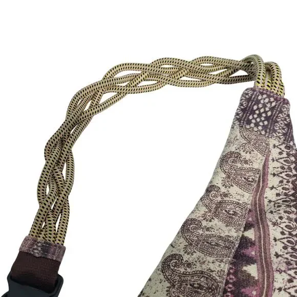 Unionbay Sling Crossbody Purple& Brown With Cross Rope Strap 2326-1272 - Picture 2 of 10